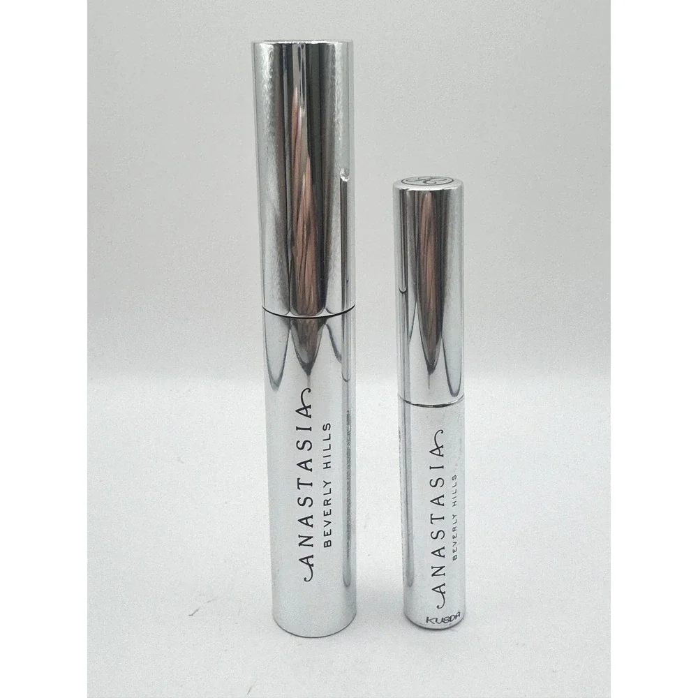 2 Anastasia Beverly Hills Clear Brow Gel Set Full Size and Travel Size SET New